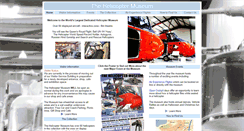 Desktop Screenshot of helicoptermuseum.co.uk